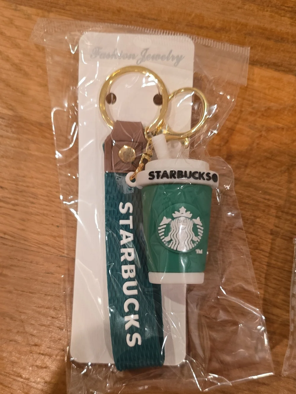 BULK Starbucks Coffee Cup Keychain Set with Gold Hardware